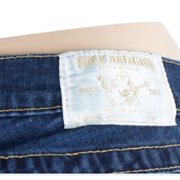 True Religion Misty Skinny Woman's Denim Jeans Flap Pocket USA Size 27 - Picture 6 of 9